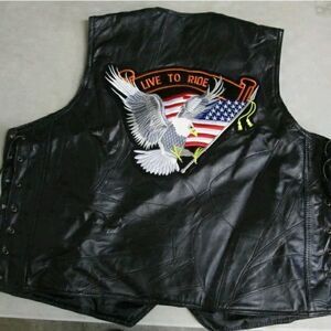 Live to Ride leather vest